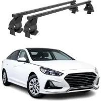 Omac Menabo Dachträger Grundtäger für Hyundai Sonata mk7 2014-2019 50kg Stahl Schwarz