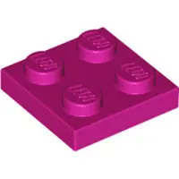 LEGO 3022 Magenta (Magenta) 50 Stück