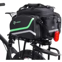 RockBros Fahrrad Gepäckträgertasche Fahrradtasche für Gepäckträger mit Regenschutz, 17-35L