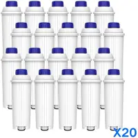 Waterdrop Filterkartuschen, Ersatz für De'Longhi Wasserfilter DLSC002, Kompatibel mit De'Longhi Magnifica S, Eletta Explorer, 20 PACK