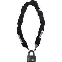 ABUS Kettenschloss, 37RK/70 + 14MKS150, 150 cm Kette, 14 mm Kettenglieder, Doppelverriegelung, 2 Schlüssel