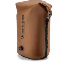 Qunature 12L Fahrradtasche 100% Wasserdicht Rollverschluss Bikepacking Gepäcktaschen Packtasche Kompressionssack Khaki