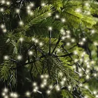 Kaemingk Lumineo Cluster Lichterkette 144 LED warmweiß außen 1,3 m schwarz