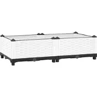 Furnicato Hochbeet 80x40x23 cm Polypropylen