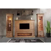 Xl Moebel Gmbh Wohnwand TV-Wand Holz Stil Wohnzimmer Möbel Schrank Wohnwände Schränke