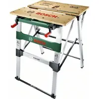 Bosch Werkbank, Klappbar, PWB 600, 680 mm Arbeitsfläche, Aluminium,