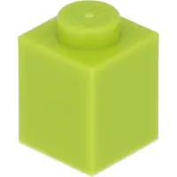 LEGO 100 Stück 3005 Stein Brick 1x1 Part Basic Steine 100 Lime