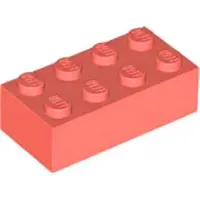 LEGO 2x4 Stein 3001 - 250 Stück Coral