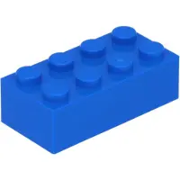 LEGO 100x Steine 2x4, Blau