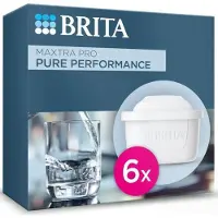 Brita MAXTRA PRO Pure Performance Wasserfilterkartuschen, 6er Pack, Bis zu 900L gefiltertes Wasser, All-In-1