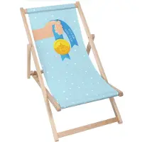 Dreamroots Liegestuhl klappbar Holz,bis zu 130 kg, Sonnenliege klappbar mit 3-stufiger Neigungsregulierung der Rückenlehne, Beste Papa aller Zeiten