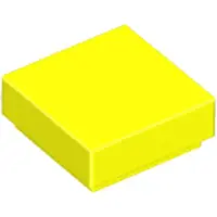 LEGO 1x1 Fliesen 3070 - 250 Stück Neon Gelb
