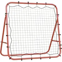 Syfax Fußball-Rebounder Verstellbar 96x80x96 cm Stahl und PE