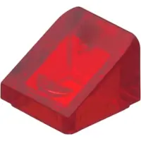 LEGO : 100x Schrägstein/Slope in transparentem Rot