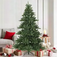 Prolenta Maison Exclusive - Künstlicher klappbarer Weihnachtsbaum Grün 180 cm PVC, Stahl