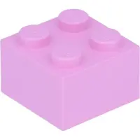 LEGO : 100x Stein 2x2 in hellem Pink
