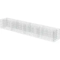 vidaXL "Winterschlussverkauf " Gabionen-Hochbeet Verzinkter Stahl 360×50×50 cm - NeuMöbel5898175