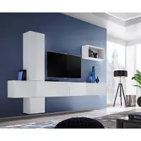 AEA Wohn Zimmer TV-Ständer Designer Komplett Set Wandregal Modern Möbel