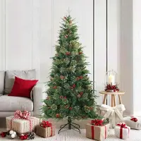 Prolenta Maison Exclusive - Künstlicher klappbarer Weihnachtsbaum Grün 180 cm