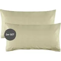 Esprit Renforcé-Bettwäsche-Set "Harp" in Beige | Gr.: 40x80 cm