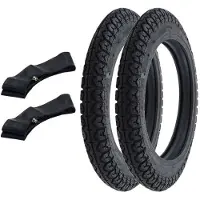 Kenda 2x Reifen K 273 3.50-16 (3 1/2 x 16) 52P TT + Schlauch