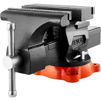 Vevor 8" Bench Vise Multipurpose Heavy Duty Ductile Iron Swivel Locking Base