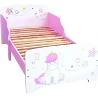 Fun House Einhorn Kinderbett 140x70 cm mit Lattenrost, MDF, Mädchen ab 3 Jahren,