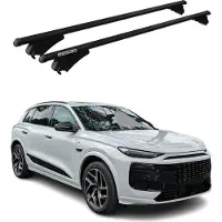 Menabo Dachträger Grundtäger für Audi Q6 e-tron 2024-2025 75kg Alu Schwarz 2x