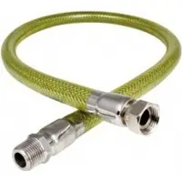 Hydroland Flexible Gas Line Thread Fixed Rotating Nut 1/2" L 1250 Mm