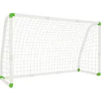 XMTECH Fußballtor Fussballtore Kinder Fußball Fussball Tor Stadion mit Netz PVC, Fussballtor Kinder, 245x90x155cm, Ideal für Garten, Park, Strand oder Halle