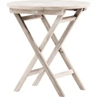 Furnlux Classic FURNLUX Outdoor Couchtisch Kenia Beige 70cm / Hauptfarbe: ERROR / Abmessungen: 70 x 70 x 75 cm