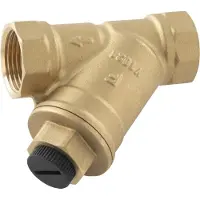 Ferro Schrägsiebfilter mit Magnet, weiblich-weiblich, DN25, G1