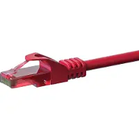 Dsit CAT6 Netzwerkkabel, U/UTP, 50 Meter, Rot, 100% Kupfer