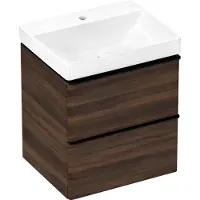 Hansgrohe Xelu Q Waschtisch, wandhängend, ohne Überlauf, 600x480mm, Weiß, 61016450, Farbe: Weiß/mit Hahnloch