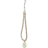 GUESS Anhänger Gustsas4P Phone Strap Rosa/Rosa Kette Metall 4G Charm