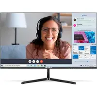 Medion P52218 (MD 20150) 54,6 cm (22 Zoll) Full HD Widescreen Monitor (FHD, 16:9, HDMI, VGA, Anti Flicker, Anti Glare, Anti Blue-Light, mehrsprachiges Menü) schwarz