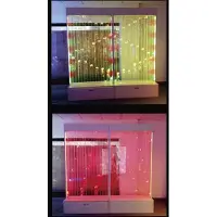 Xl Moebel Gmbh Moderne Trennwand Wasser Wände LED Wasserwand Beleuchtete Wand Säulen 240x240cm