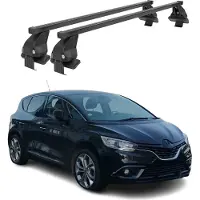 Menabo Dachträger für Renault Grand Scenic mk4 2017-2022 50kg Stahl Schwarz 2x