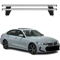 Menabo Dachträger für BMW 3er G20 2019-2025 / G80 Limo 2021-2025 75kg Alu Silber