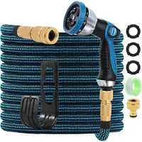 Sonstiges Gartenschlauch 50FT erweiterbarer Wasserschlauch 3750D flexibler Schlauch massiven Messingbeschlägen