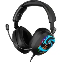 Konix 80389000018, Kabelgebunden, Gaming, Kopfhörer, Schwarz