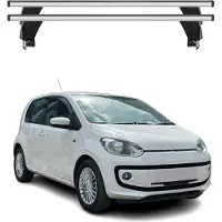 Menabo Dachträger Grundtäger für VW Up 2011-2016 Pre-FL 50kg Alu Silber 2 tlg