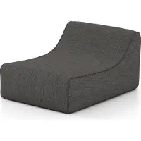 Costway Aufblasbares Sofa, Boedensofa mit Leinen-Bezug & Rutschfester Basis, Luftsessel, L-förmiges Luftsofa für Wohnzimmer & Schlafzimmer, Grau