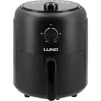 LUND Heißluftfritteuse 2,6 L 1000 W, Mini Backofen
