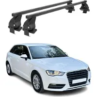 Menabo Dachträger Grundtäger für Audi A3 8V Sportback 2012-2020 50kg Schwarz 2x