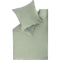 Schöner Wohnen Kollektion SCHÖNER WOHNEN-Kollektion Satin Bettwäsche PLAIN Grün 140 x 200 cm