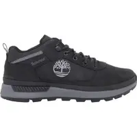 Timberland Field Trekker Low Mid Grey Nubuck Stiefel mit Schnürsenkeln und flachem Absatz