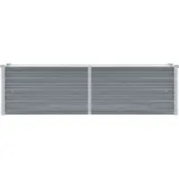 vidaXL "Winter Sale" Beete - Grau Garten-Hochbeet Verzinkter Stahl 160x40x45cm Grau DE9300001