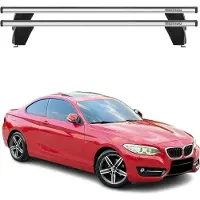 Omac Menabo Dachträger Grundtäger für BMW 2er F22 Coupe 2012-2021 75kg Alu Silber 2x