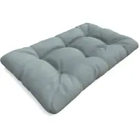 Pokar Palettenkissen mit schöner Steppung Auflage Palettensofa, Größe:Sitzkissen 120 x 80, Farbe:Blau